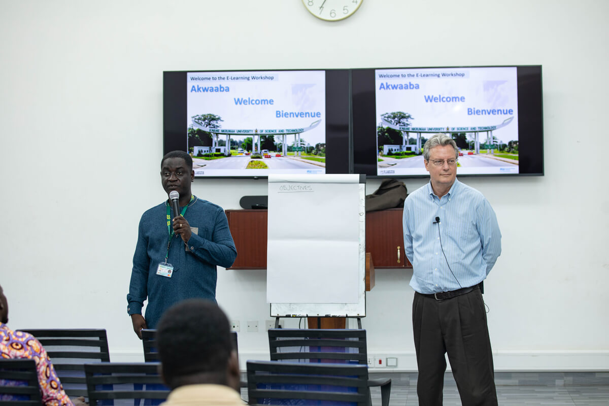 Prof. Eric Appau Asante and Dale P. Johnson